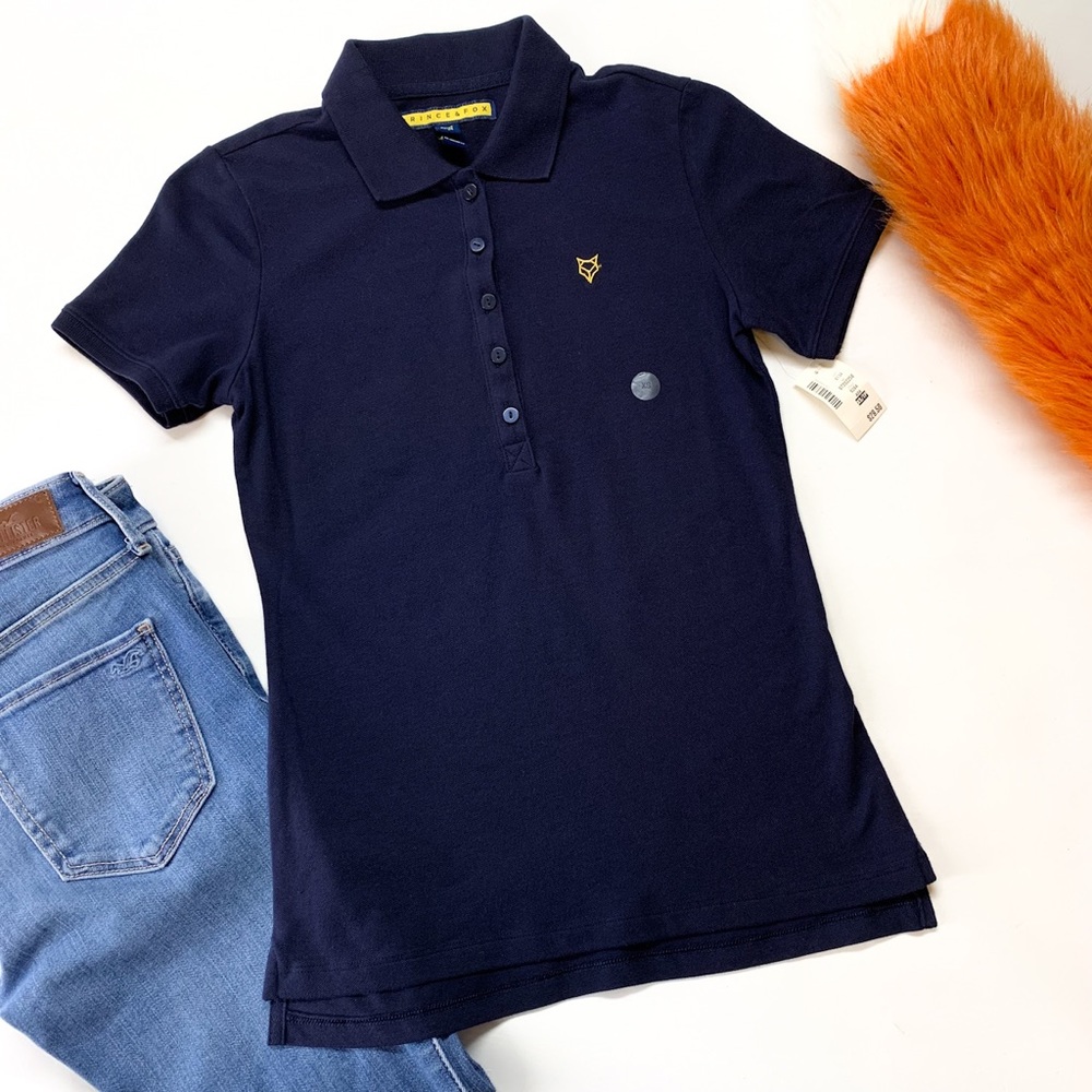 Prince & Fox Polo, Embroidered Chest Logo